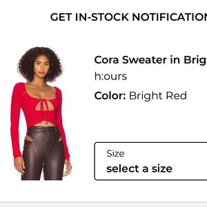 Elegant Red Ruched Women's Blouse